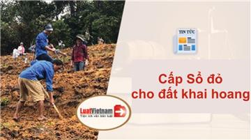 Điều kiện cấp Sổ đỏ cho đất khai hoang năm 2026