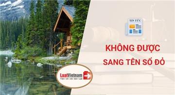 5 trường hợp không được sang tên Sổ đỏ