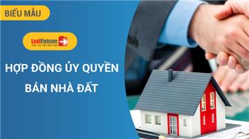 Mẫu Hợp đồng ủy quyền bán nhà đất 2026 đầy đủ thông tin pháp lý